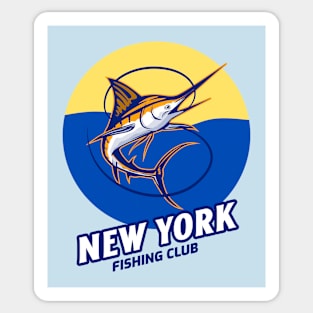 New York Fishing Sticker